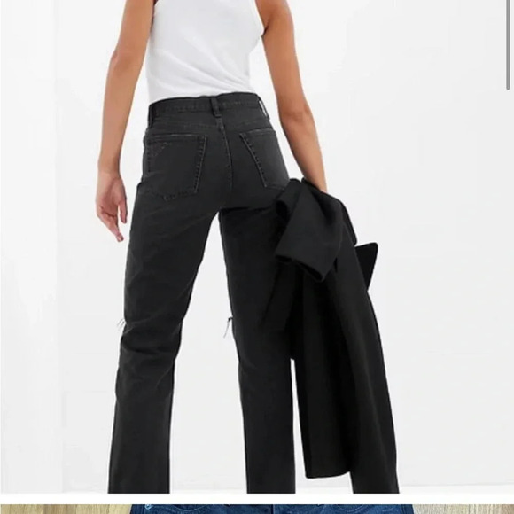 Gap Cheeky Straight Button Fly - Faded Black Jeans - 16/32 - Picture 4 of 12